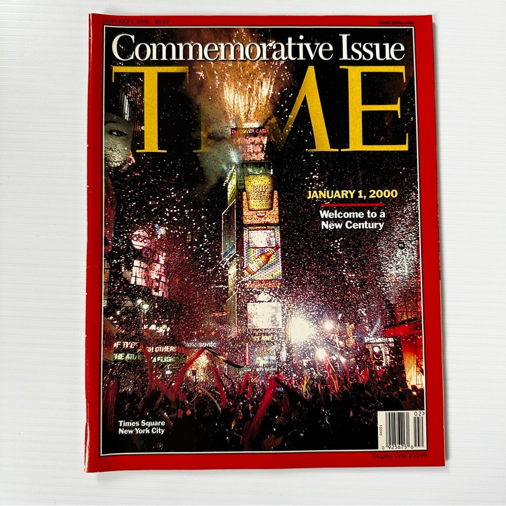 Commemorative Time Magazine Issue January 1, 2000 Welcome to a New Century
